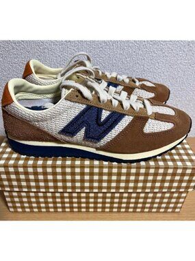NWB New Balance 471 Sezane Sesame Ecru Brown Blue US6.5women